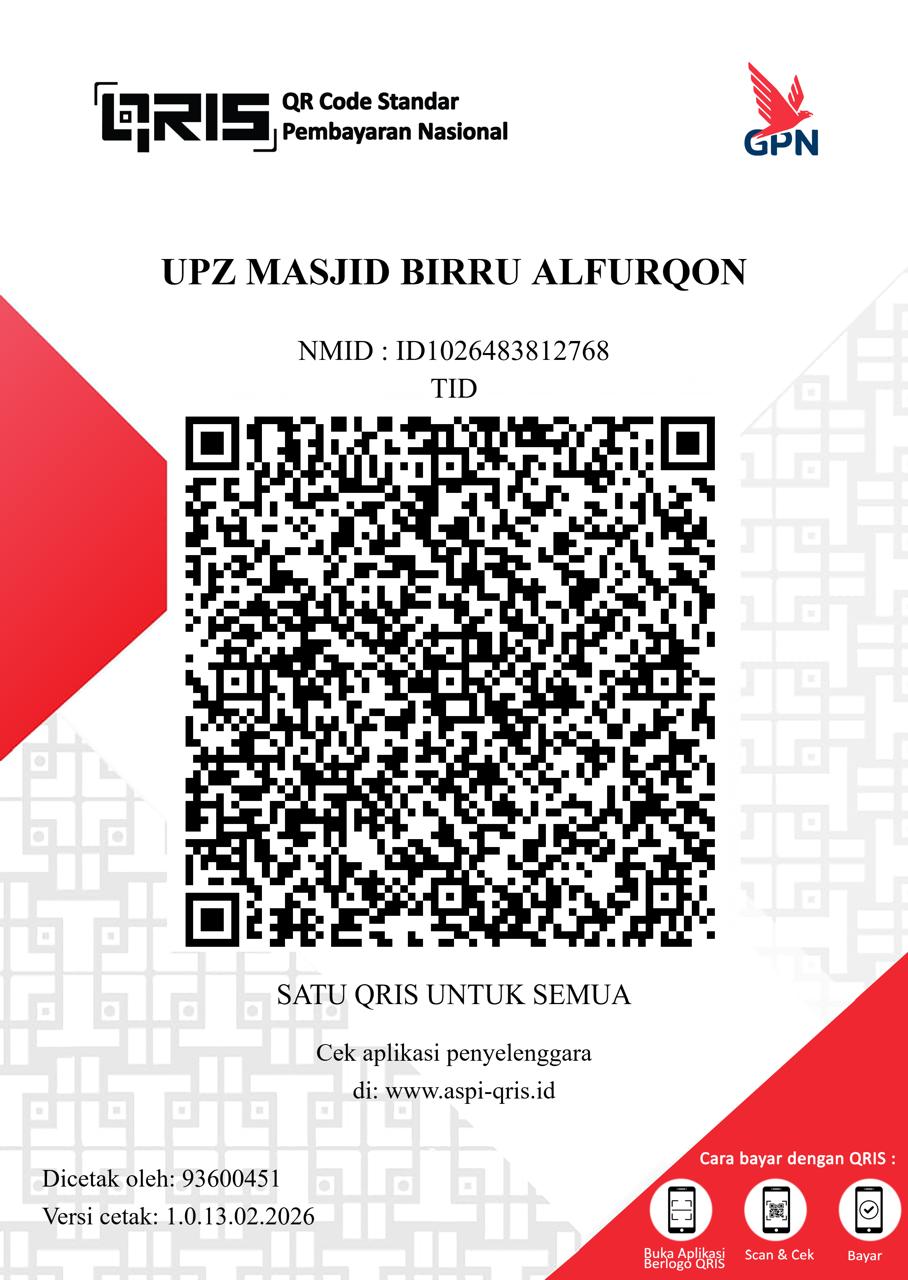 QRIS UPZ Masjid Birru Al Furqon